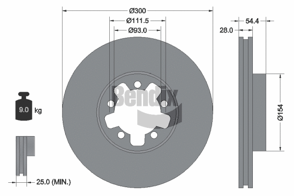 Brake Disc (BDS1288)
