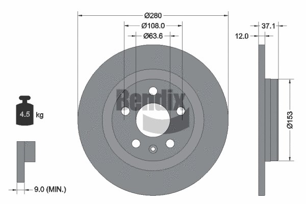 Brake Disc (BDS2154)