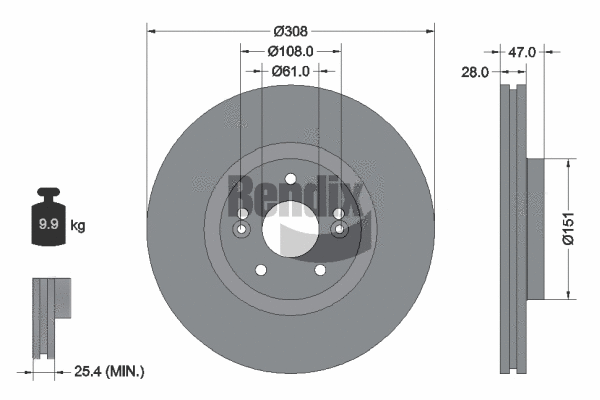 Brake Disc (BDS1448)