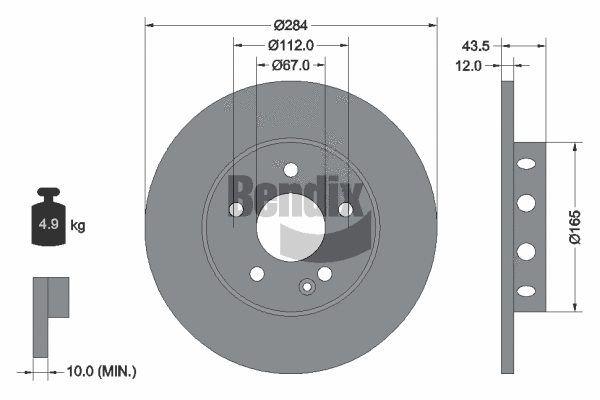 Brake Disc (BDS1669)