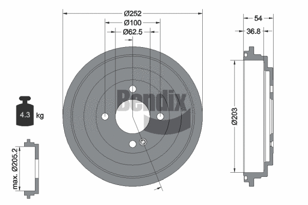 Brake Drum (BDM1167)