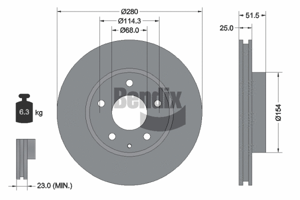 Brake Disc (BDS2076)