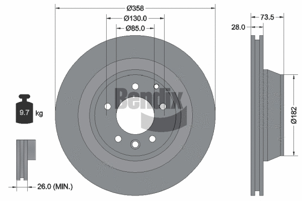 Brake Disc (BDS1491)