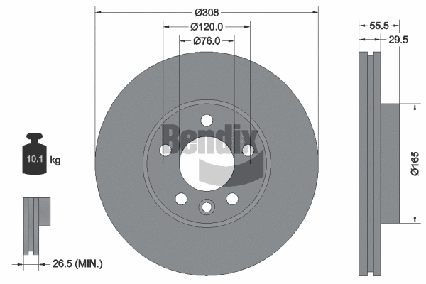 Brake Disc (BDS1445)