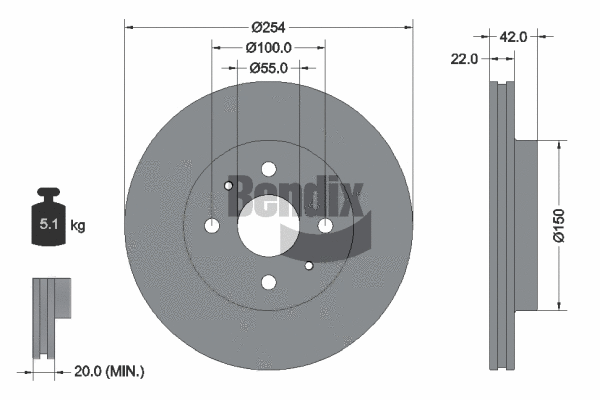 Brake Disc (BDS1965)