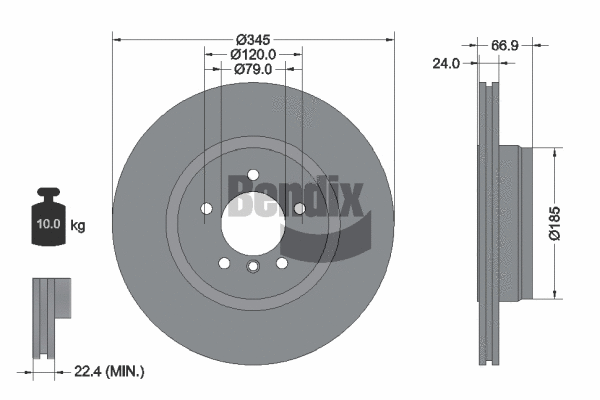 Brake Disc (BDS2231)
