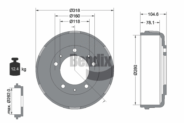 Brake Drum (BDM1062)