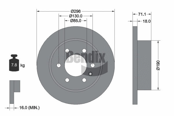 Brake Disc (BDS1584)