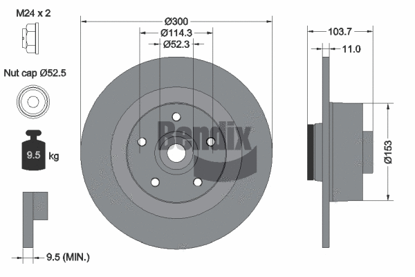 Brake Disc (BDS2117)