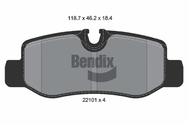 Brake Pad Set, disc brake (BPD1109)