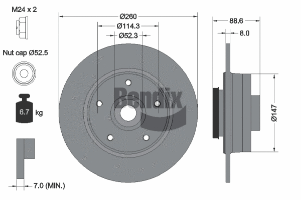 Brake Disc (BDS1413)