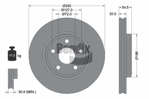 Brake Disc (BDS2166)