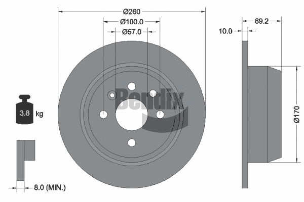 Brake Disc (BDS2059)