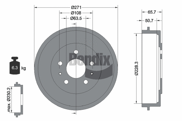 Brake Drum (BDM1075)