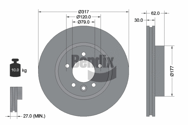 Brake Disc (BDS1675HC)