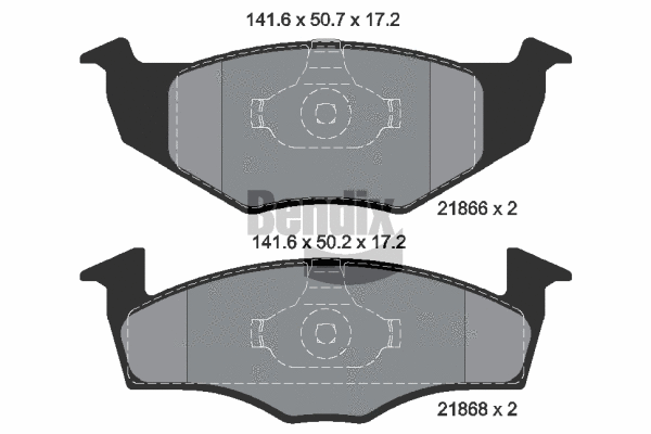Brake Pad Set, disc brake (BPD1150)