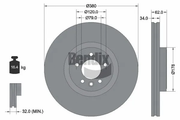 Brake Disc (BDS2323HC)