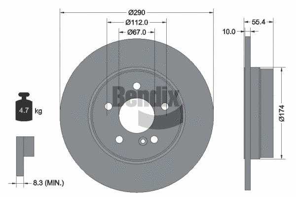 Brake Disc (BDS1230)