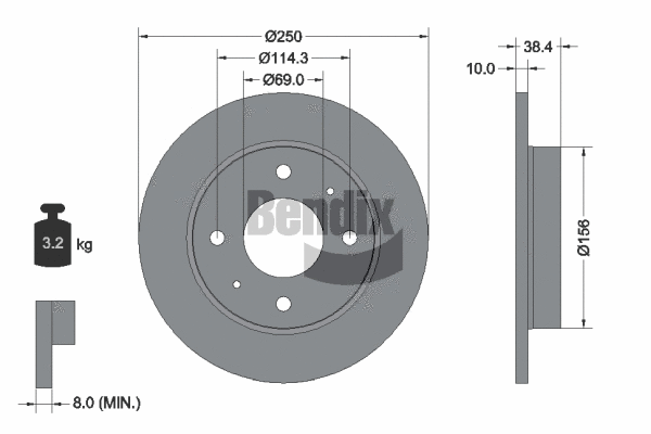 Brake Disc (BDS1673)
