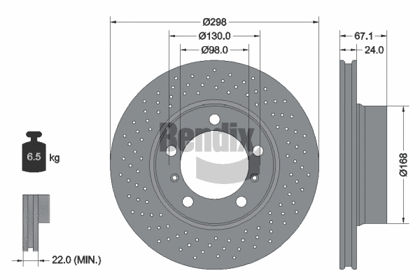 Brake Disc (BDS2163LHC)