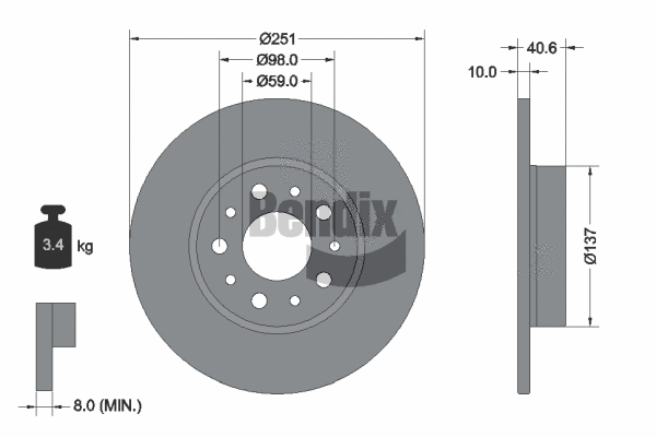 Brake Disc (BDS1321)