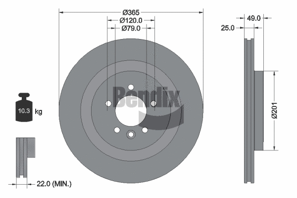 Brake Disc (BDS1565)