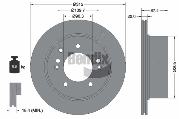 Brake Disc (BDS1934)