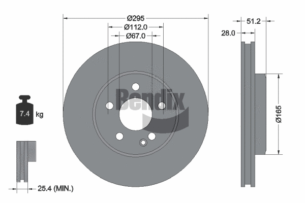 Brake Disc (BDS1180HC)