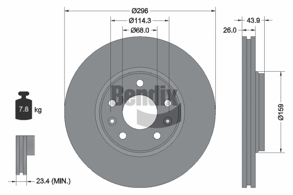 Brake Disc (BDS1030)