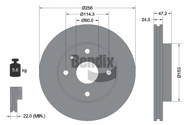 Brake Disc (BDS1718)