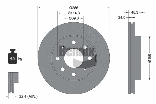 Brake Disc (BDS1896)