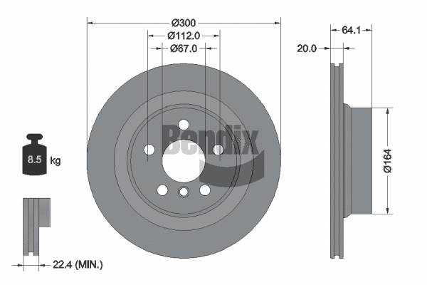 Brake Disc (BDS1632HC)