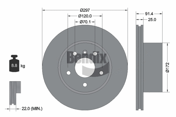 Brake Disc (BDS1856)