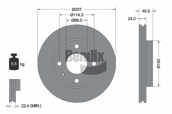Brake Disc (BDS1806)