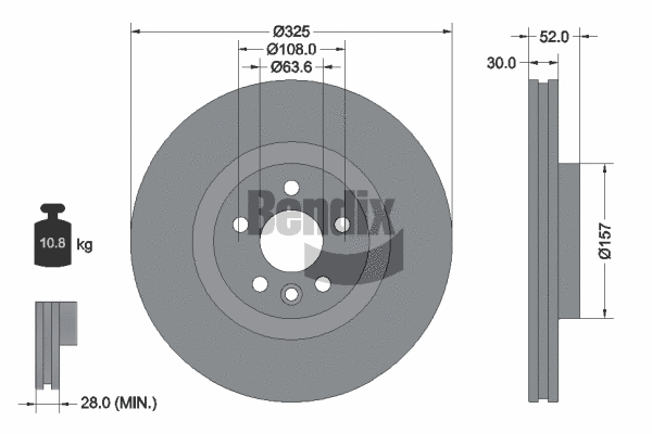 Brake Disc (BDS1519HC)