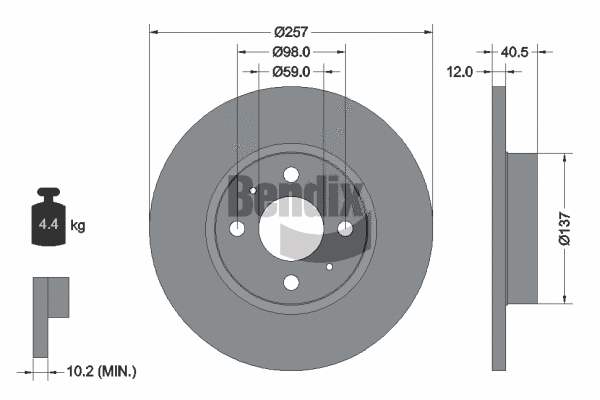 Brake Disc (BDS1157)