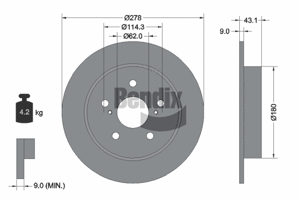 Brake Disc (BDS1843)