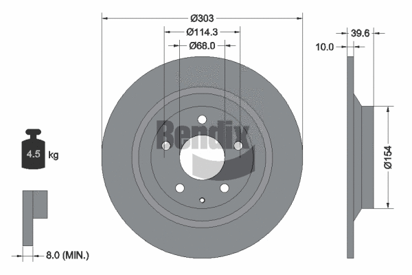 Brake Disc (BDS1652)