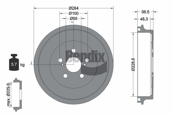 Brake Drum (BDM1149)