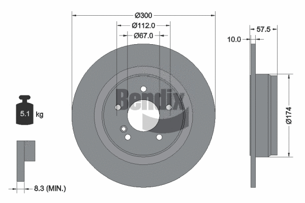 Brake Disc (BDS1202)