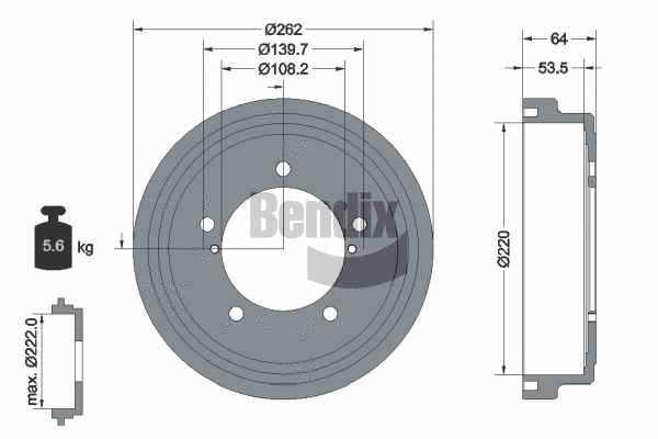 Brake Drum (BDM1157)
