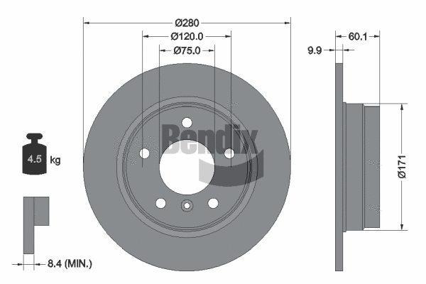 Brake Disc (BDS1639)