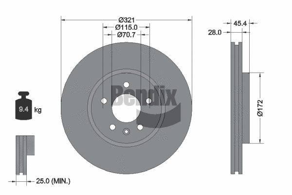 Brake Disc (BDS2030HC)