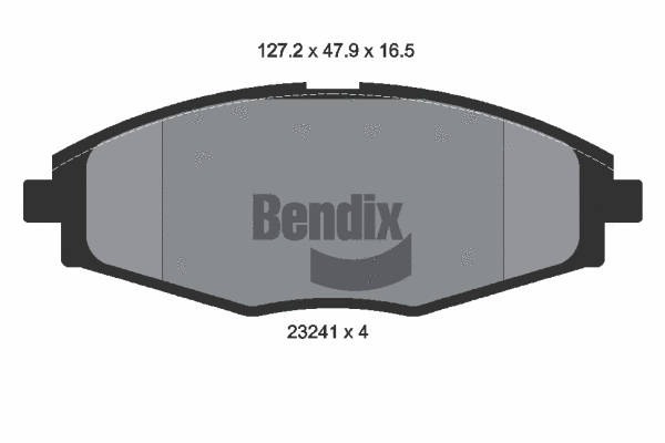 Brake Pad Set, disc brake (BPD1338)