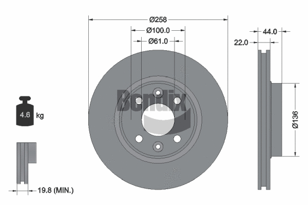 Brake Disc (BDS1008)