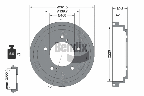 Brake Drum (BDM1106)