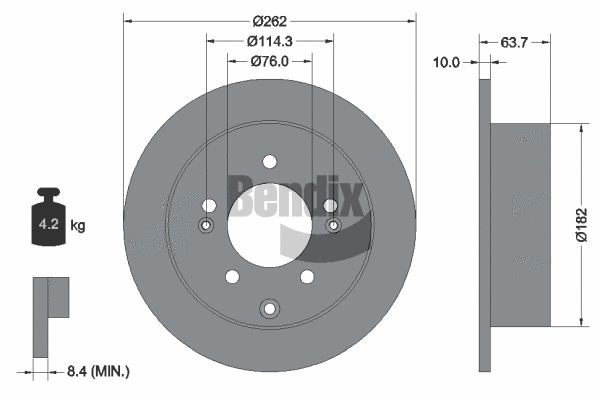 Brake Disc (BDS1907)