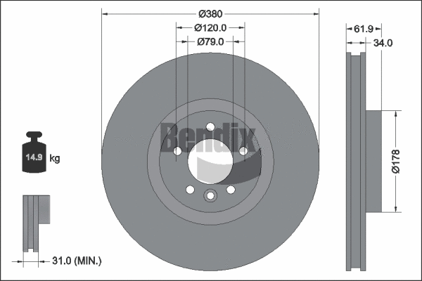 Brake Disc (BDS2325HC)