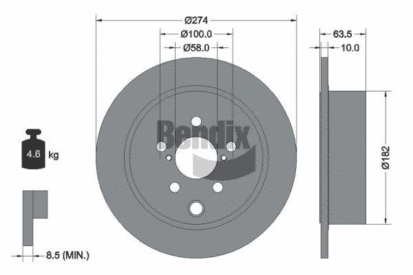 Brake Disc (BDS1791)
