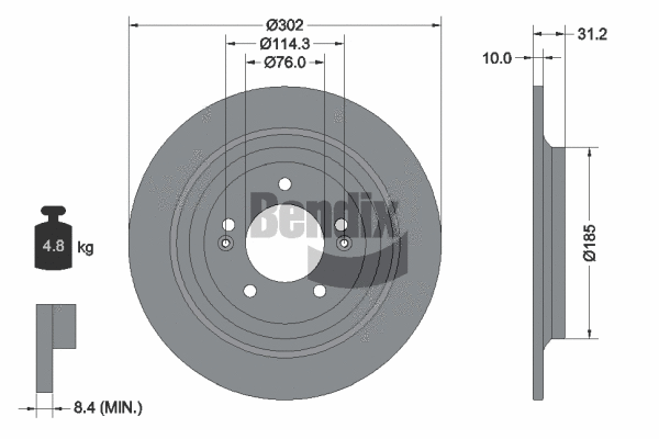 Brake Disc (BDS1569)